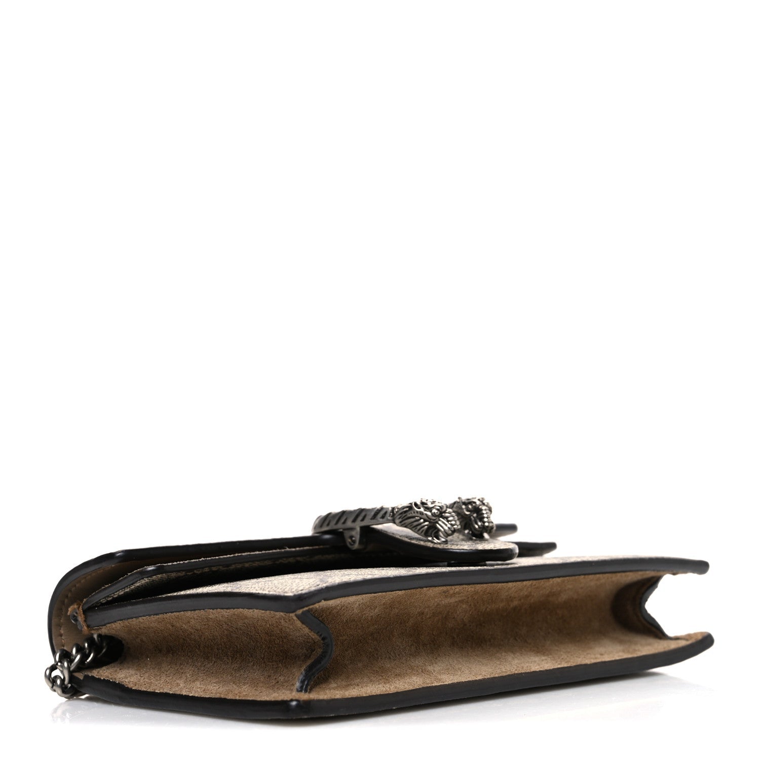 Gucci GG Supreme Monogram Super Mini Dionysus Shoulder Bag Taupe