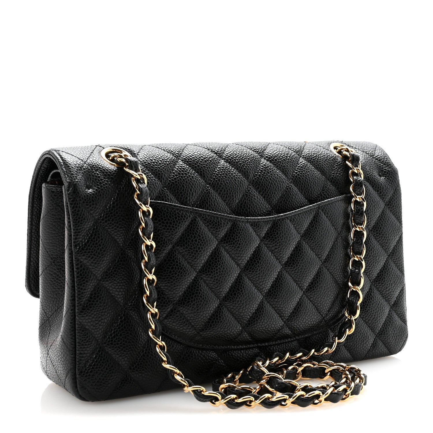 Chanel Caviar Quilted Medium Double Flap Black