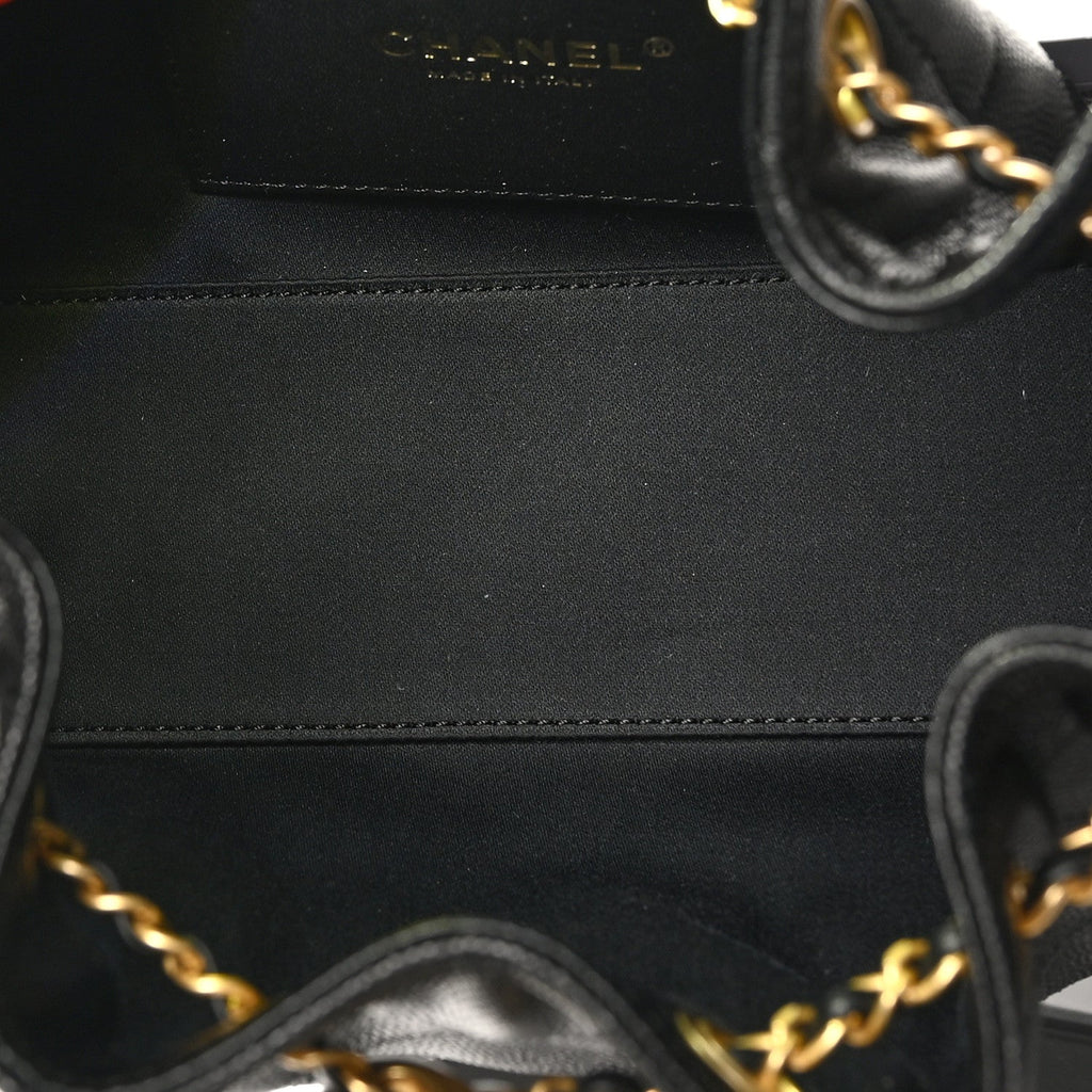 Chanel Caviar Quilted Mini Chanel 25 Handbag Black
