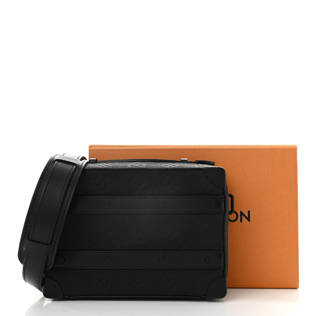 Louis Vuitton Taurillon Monogram Soft Trunk Black