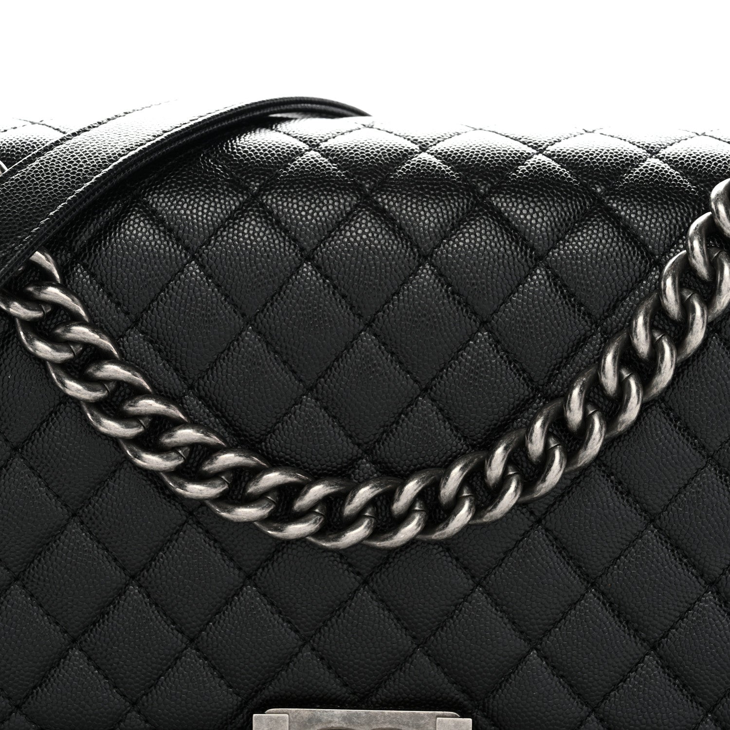 Chanel Caviar Quilted New Medium Boy Flap Black