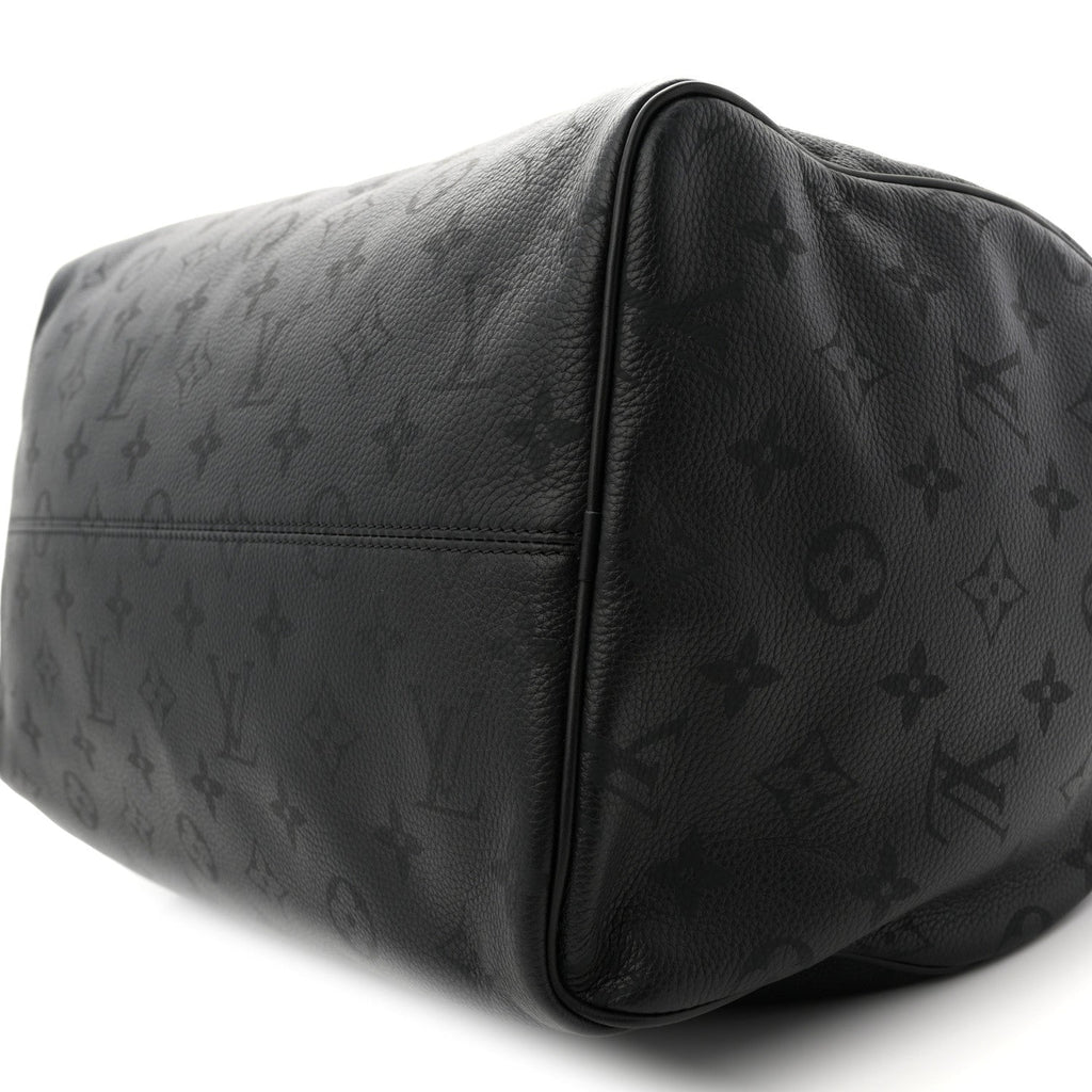Louis Vuitton Calfskin Monogram Speedy P9 Bandouliere 40 Ultra Black