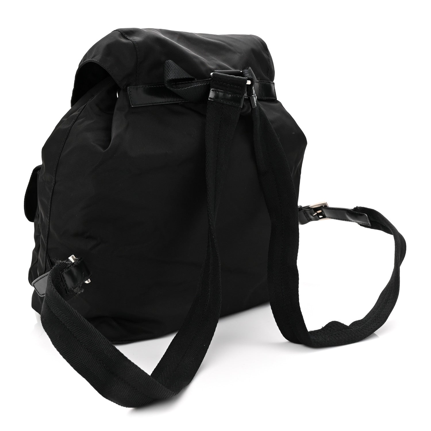 Prada Nylon Vela Medium Backpack Black