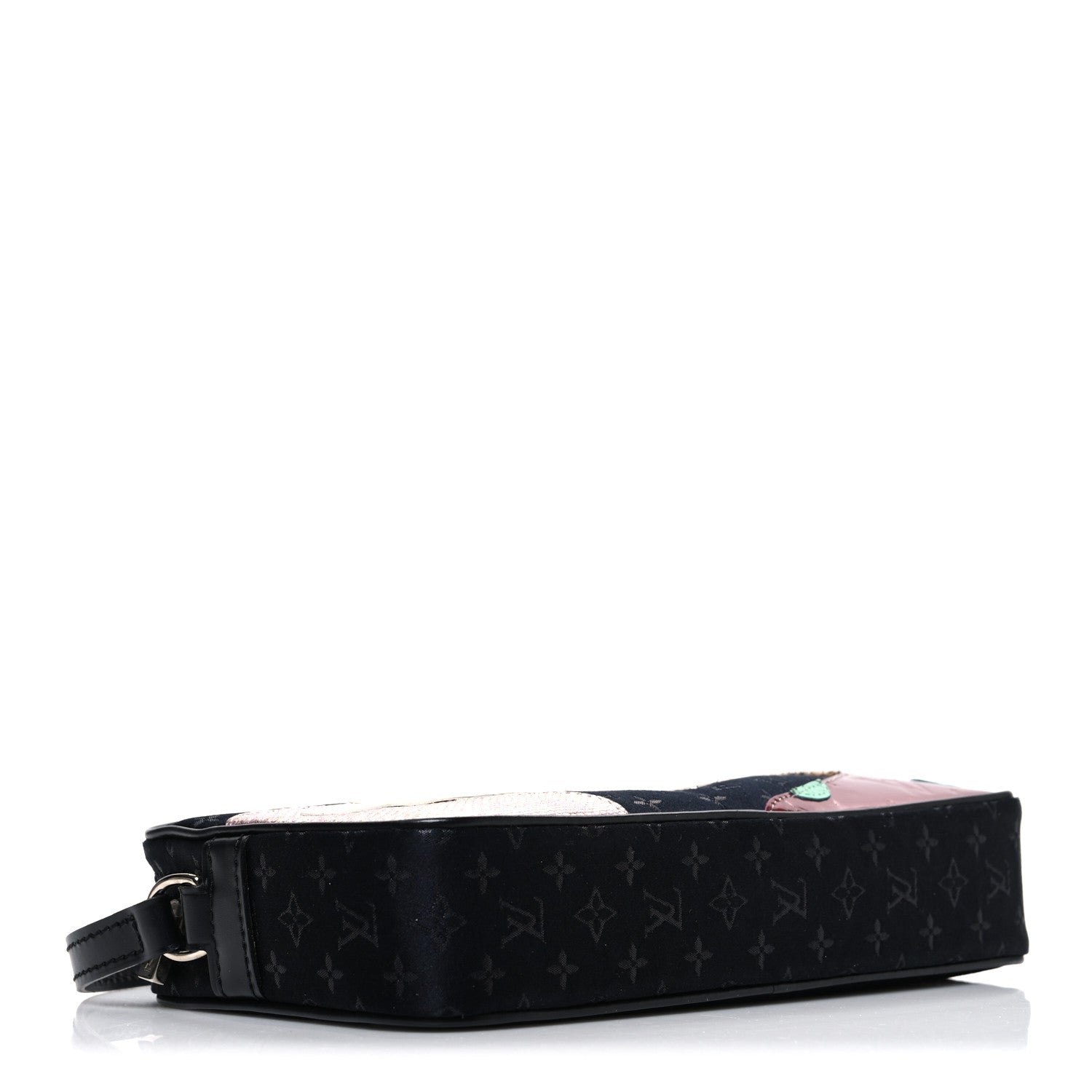Louis Vuitton Satin Mini Monogram Conte De Fees Pochette Black