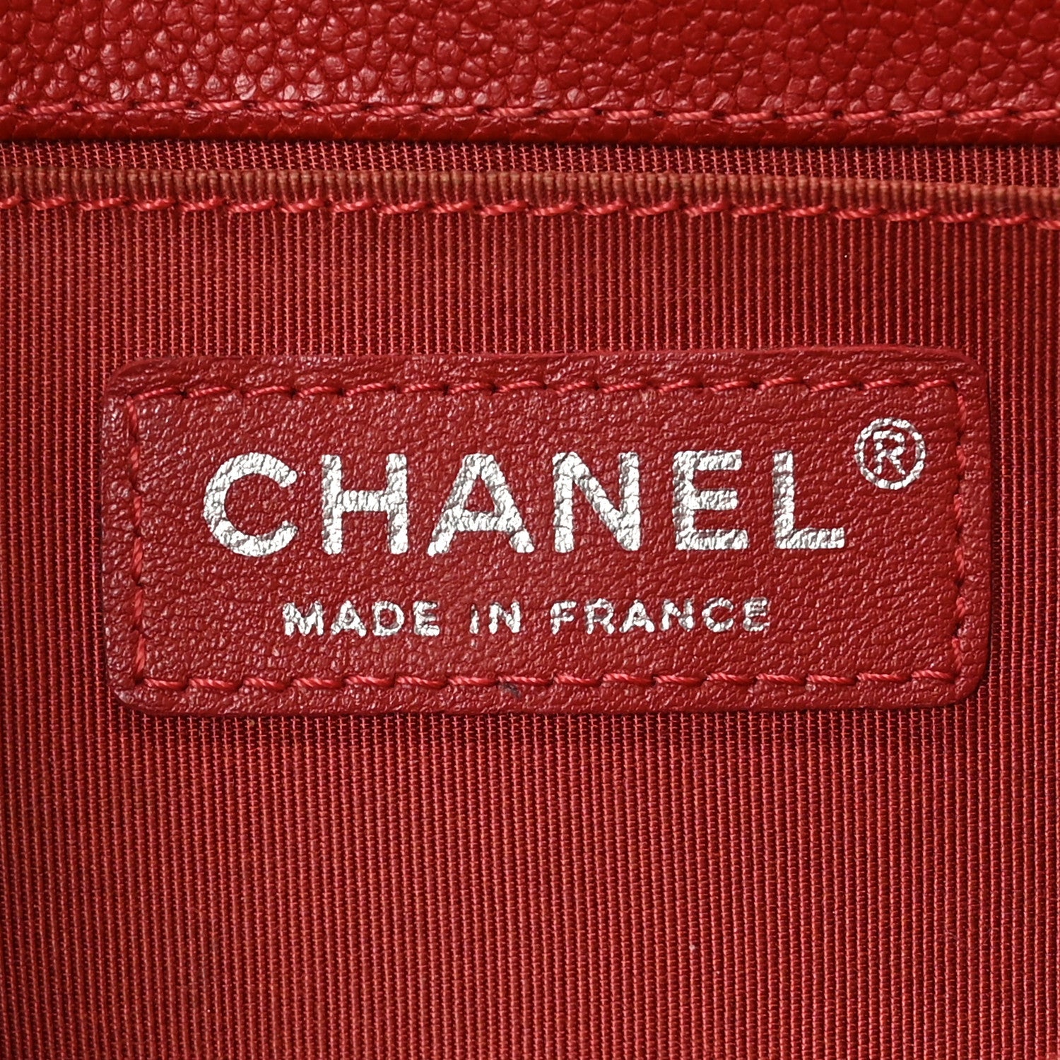 Chanel Caviar Quilted Small Boy Flap Dark Red