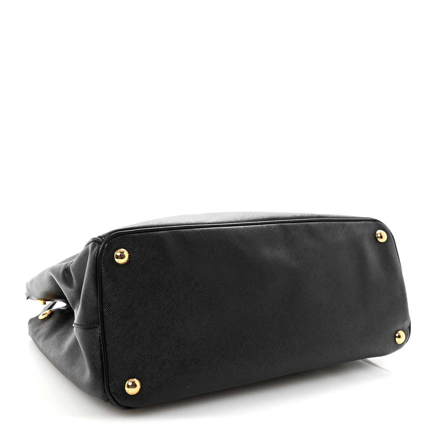 Prada Saffiano Medium Galleria Double Zip Tote Black