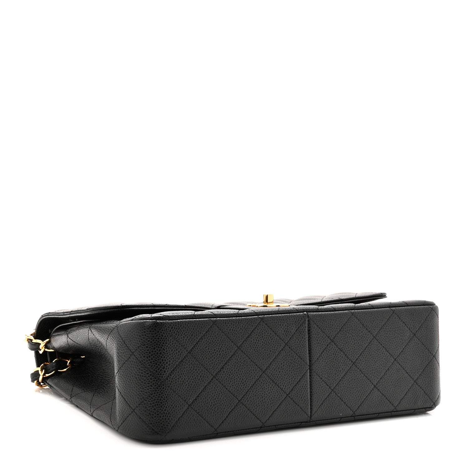 Chanel Caviar Quilted Jumbo Double Flap Black