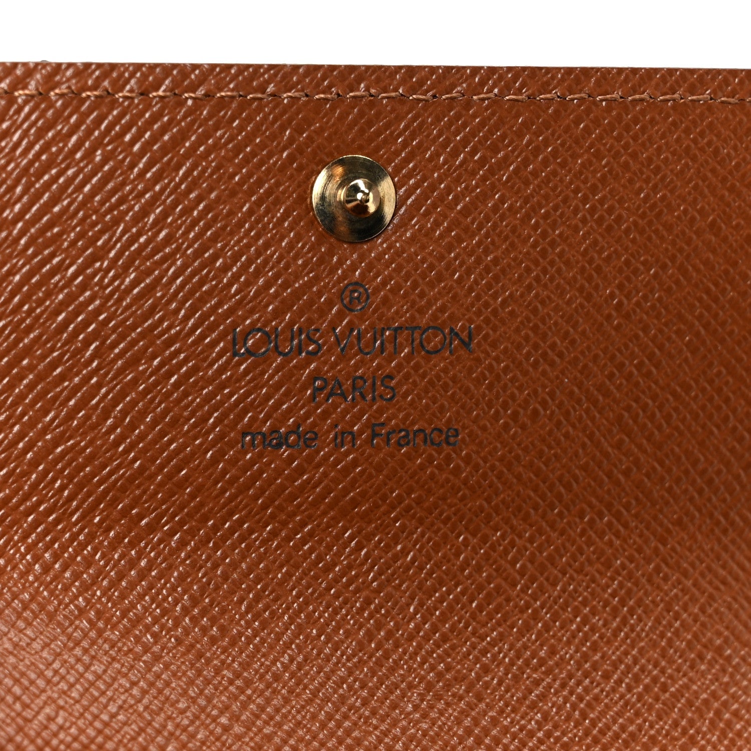 Louis Vuitton Monogram Porte-Monnaie Plat Coin Purse