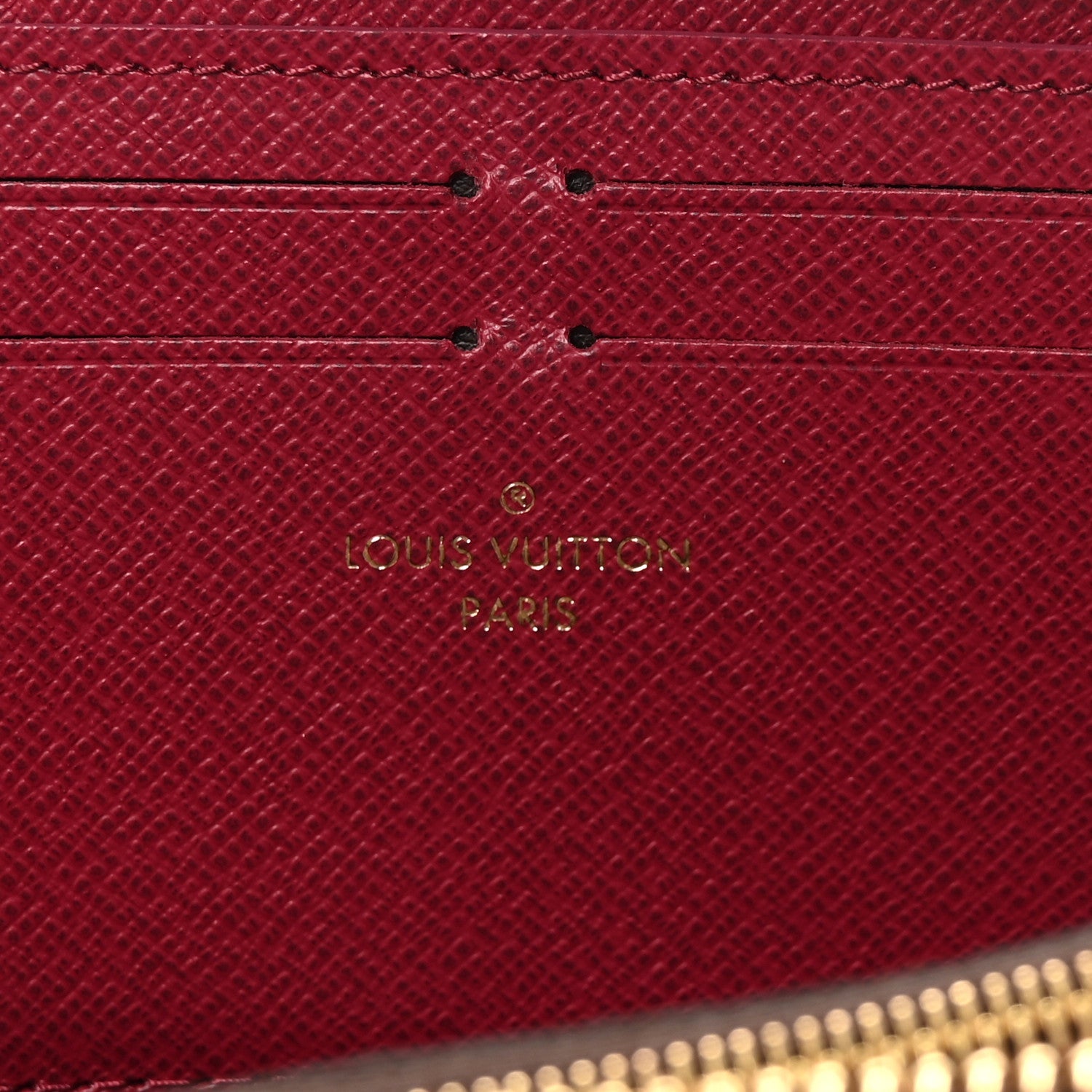 Louis Vuitton Monogram Clemence Wallet Fuchsia