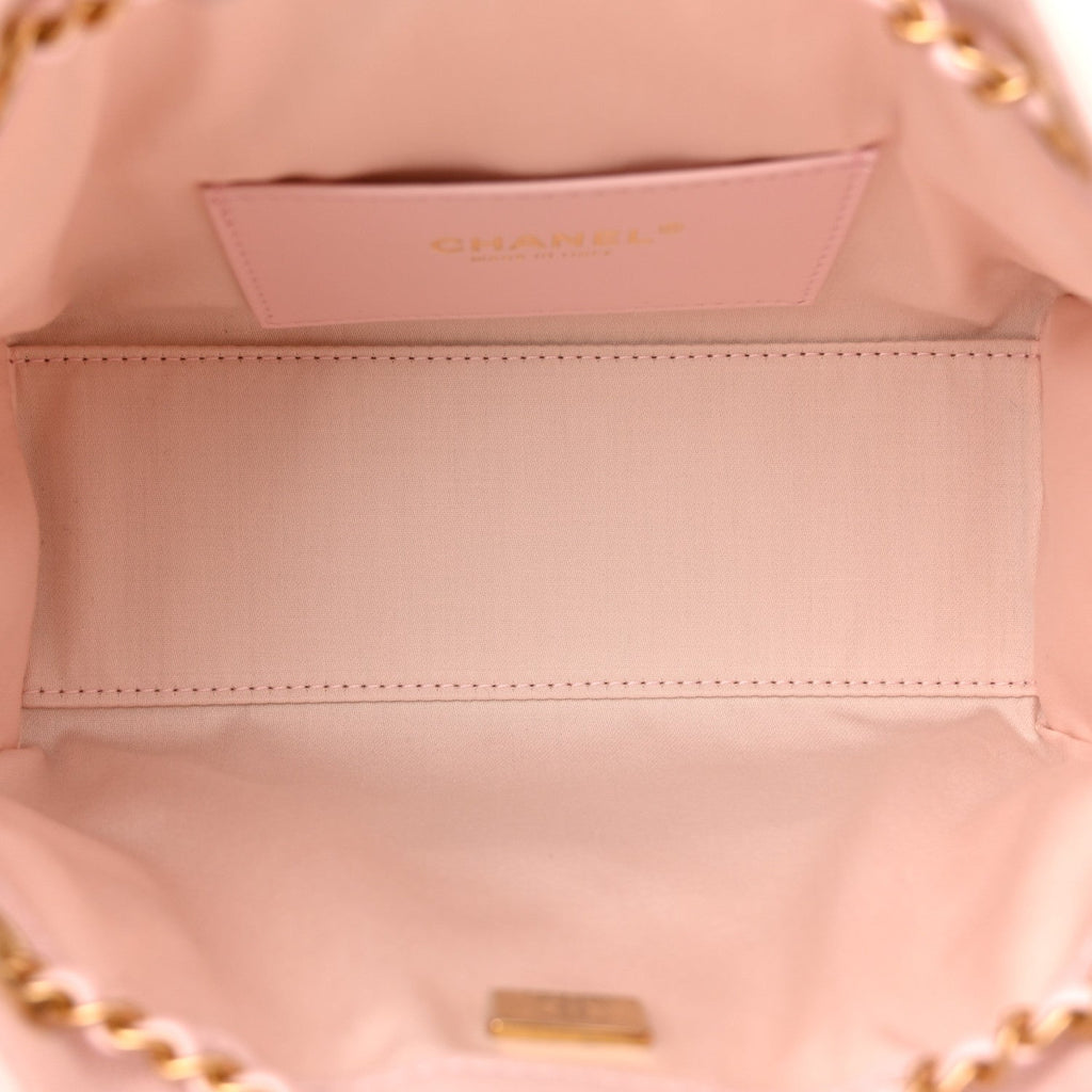Chanel Caviar Quilted Mini Chanel 25 Handbag Light Pink