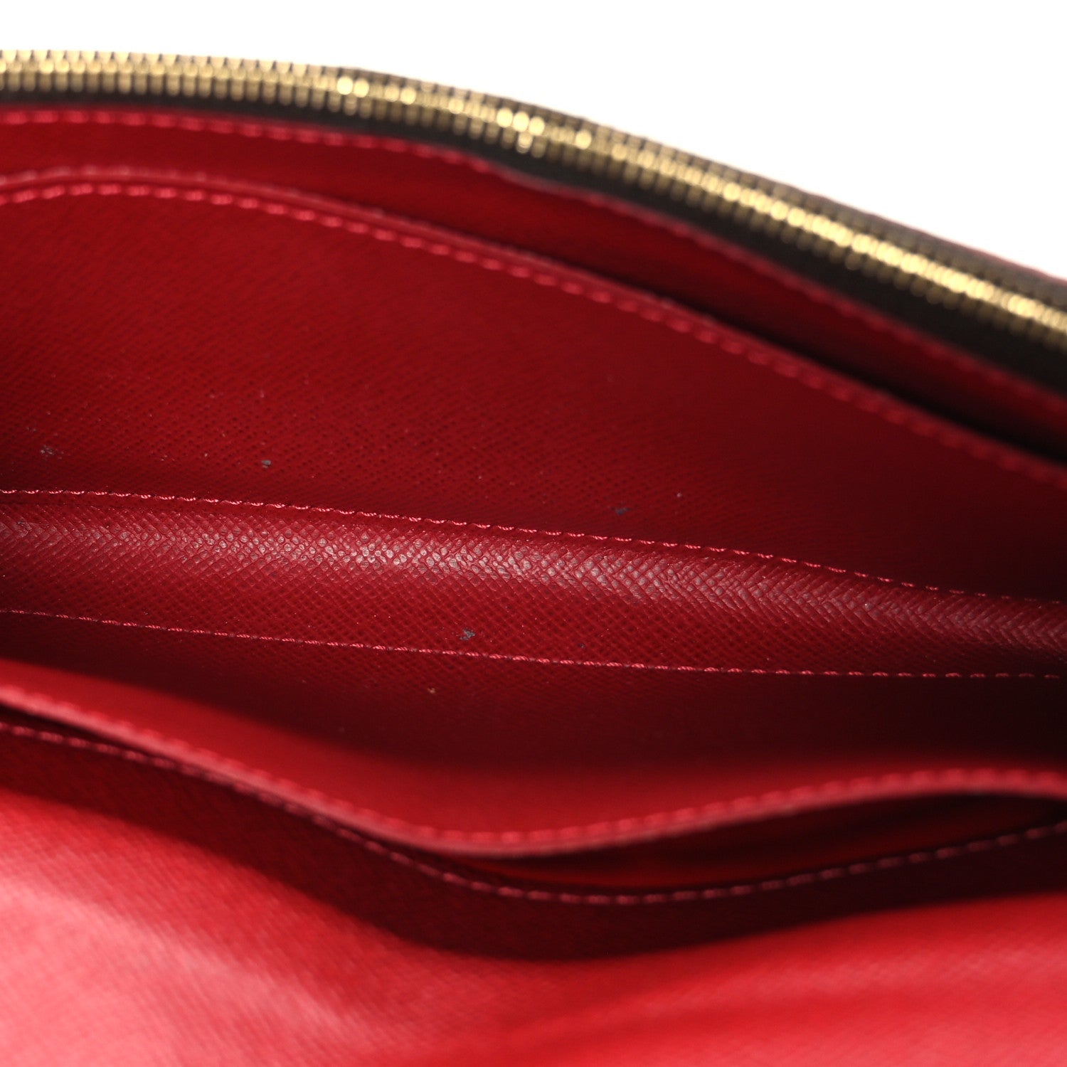 Louis Vuitton Monogram Emilie Wallet Red