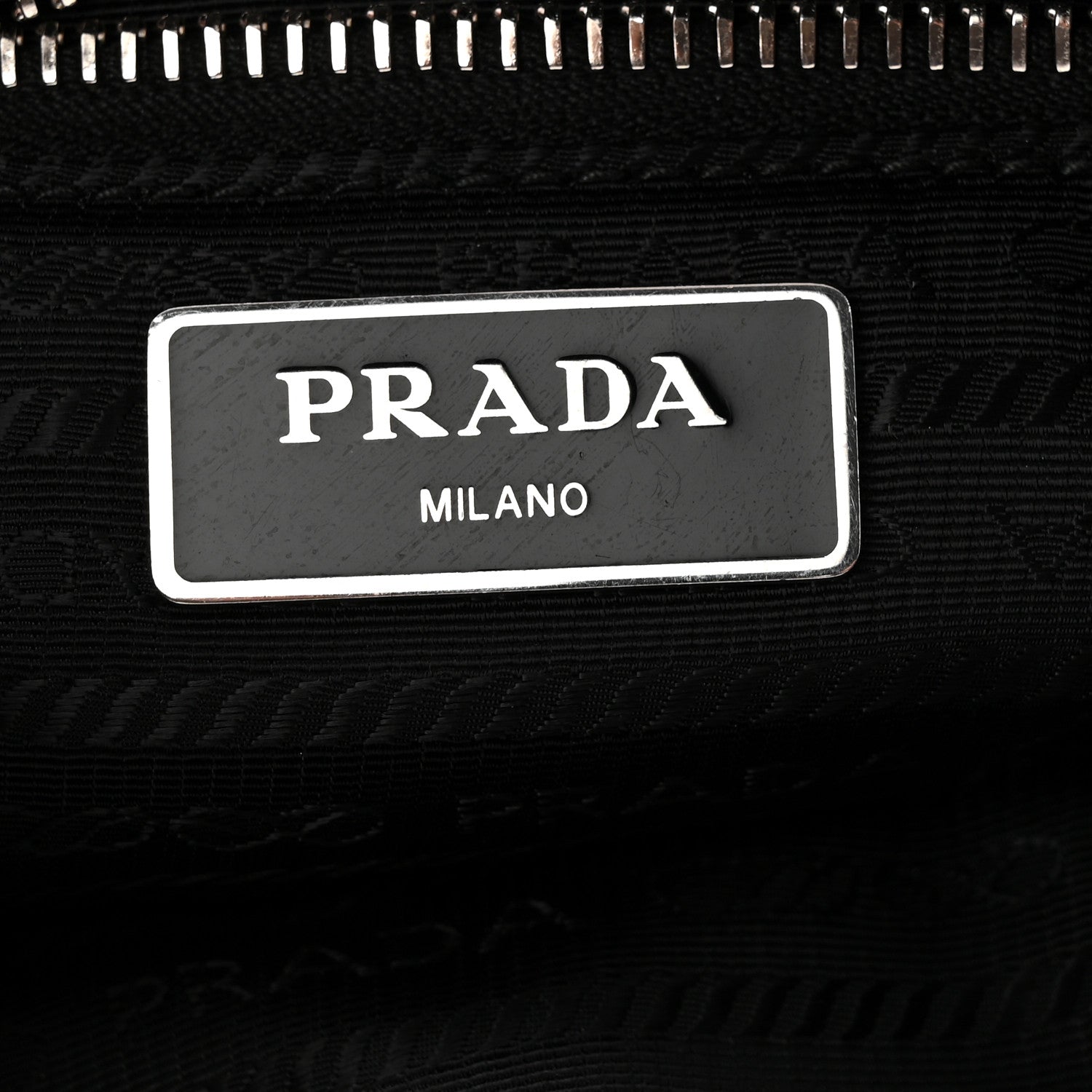 Prada Re-Nylon Triangle Padded Patchwork Shoulder Bag Black