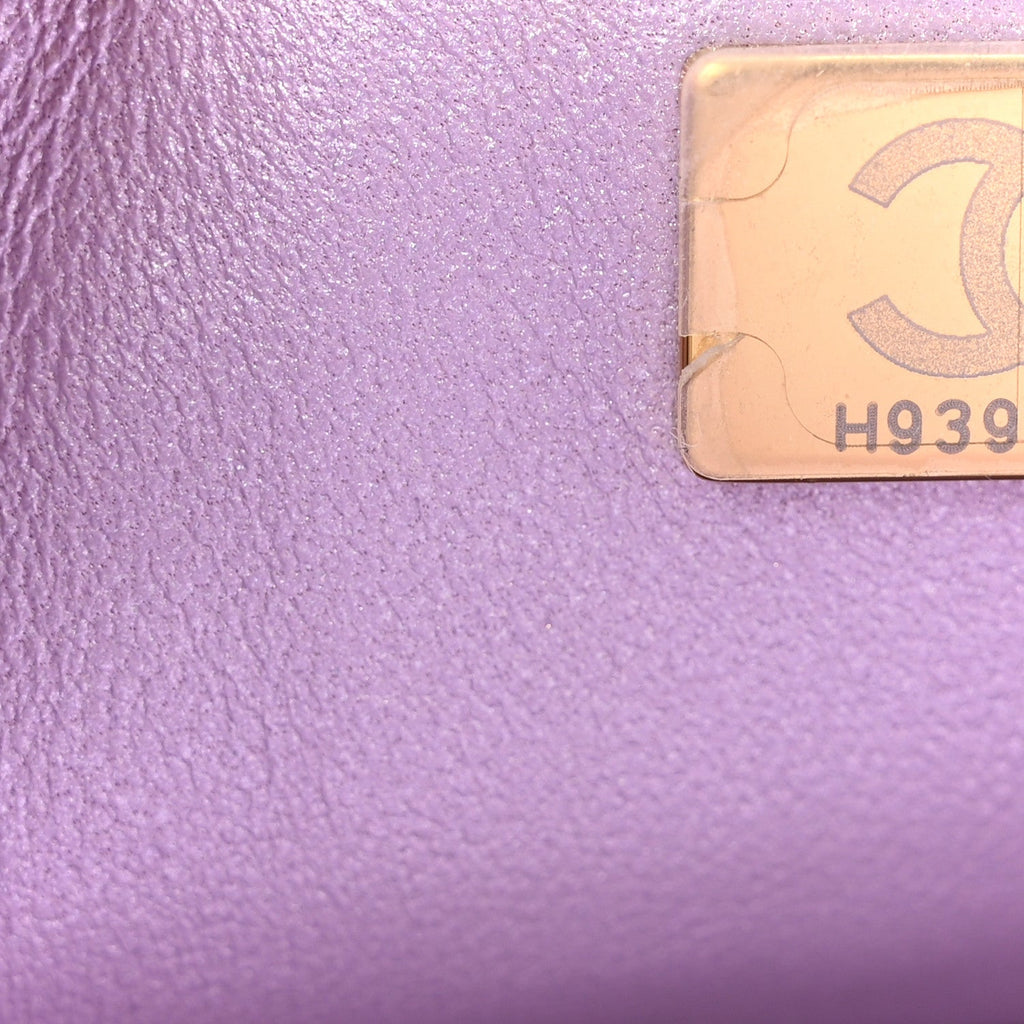 Chanel Calfskin Quilted Mini Cloudy Tie Dye Rectangular Flap Purple Blue Pink