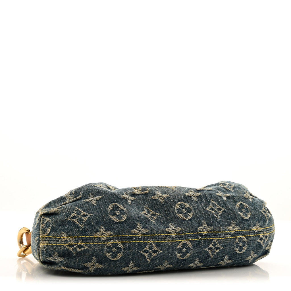 Louis Vuitton Monogram Denim Mini Pleaty Blue