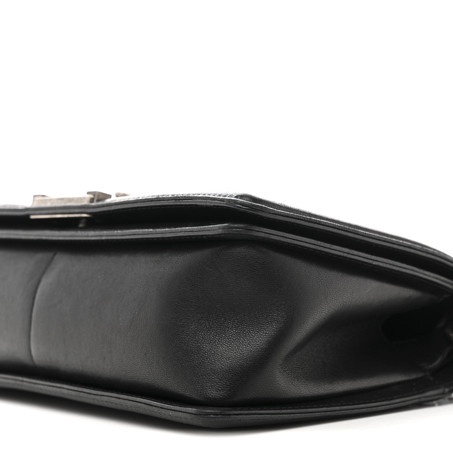Chanel Lambskin Quilted Medium Boy Flap Black