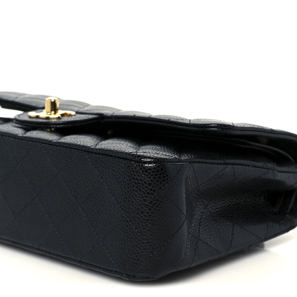 Chanel Caviar Quilted Medium Double Flap Black