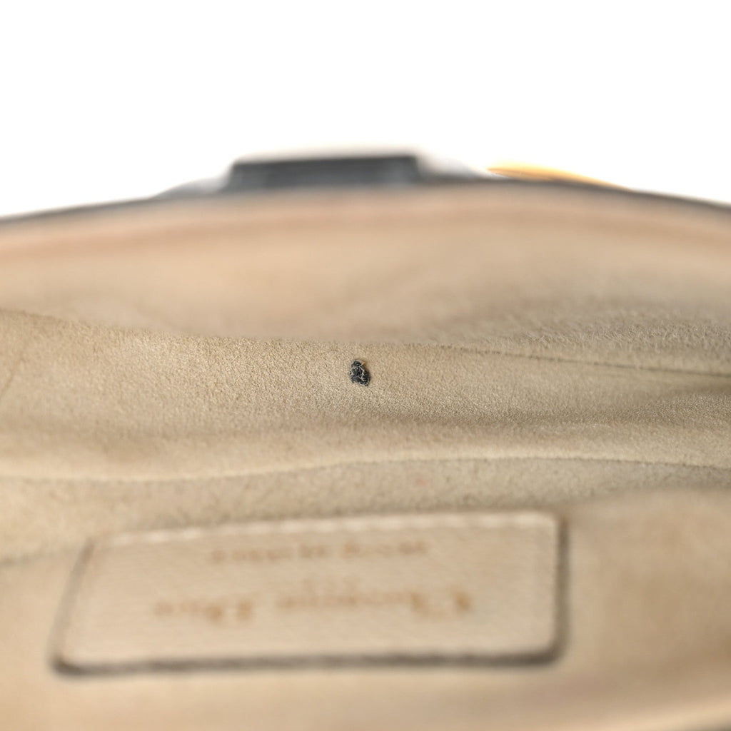 Christian Dior Grained Calfskin Mini Saddle Bag White