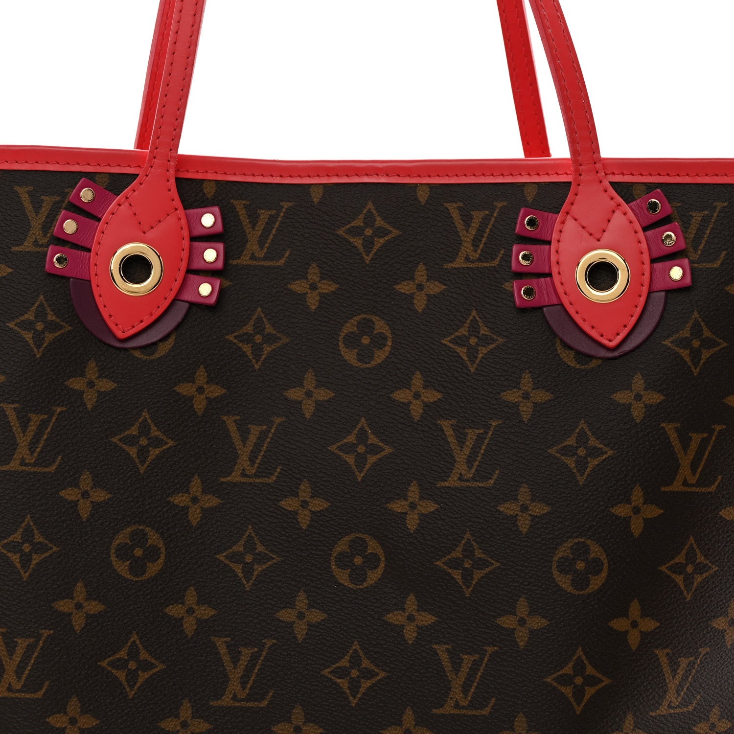 Louis Vuitton Monogram Totem Neo Neverfull MM Flamingo