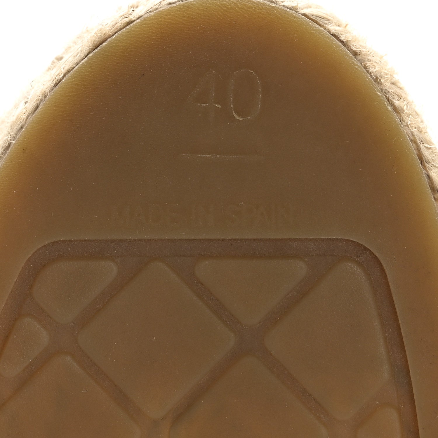 Lambskin CC Espadrilles 40 Black
