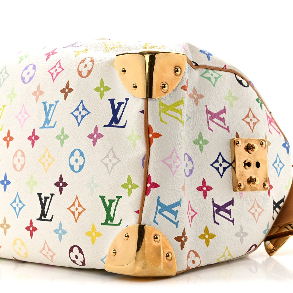 Louis Vuitton Monogram Multicolor Speedy 30 White