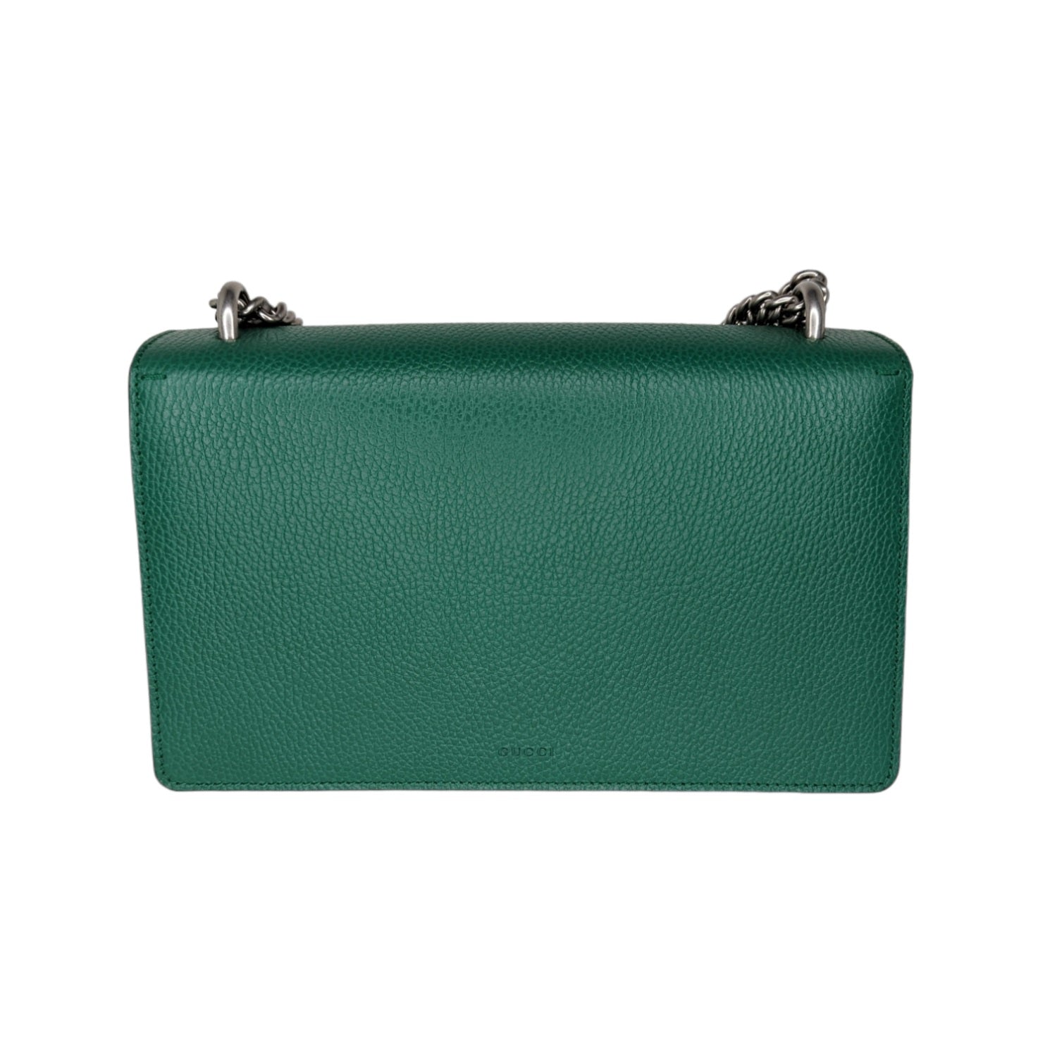 Gucci Emerald Green Leather Dionysus Shoulder Bag