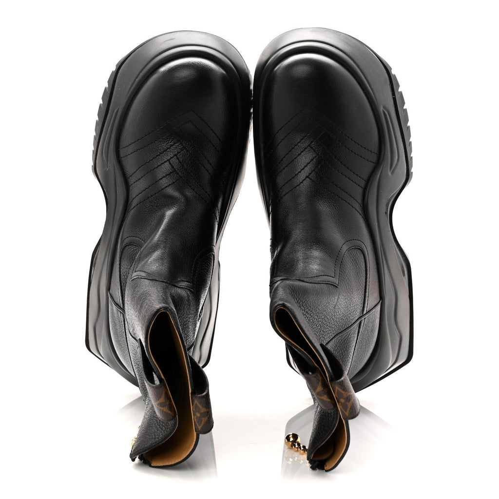 Louis Vuitton Monogram LV Archlight 2.0 Platform Ankle Boots 39 Black
