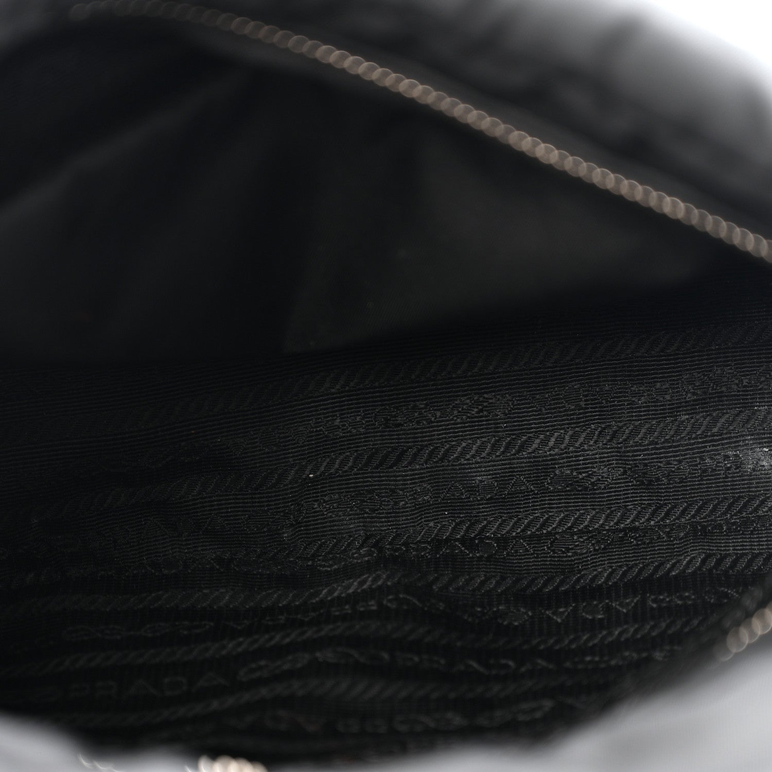Prada Re-Nylon Quilted Padded Flap Shoulder Bag Black