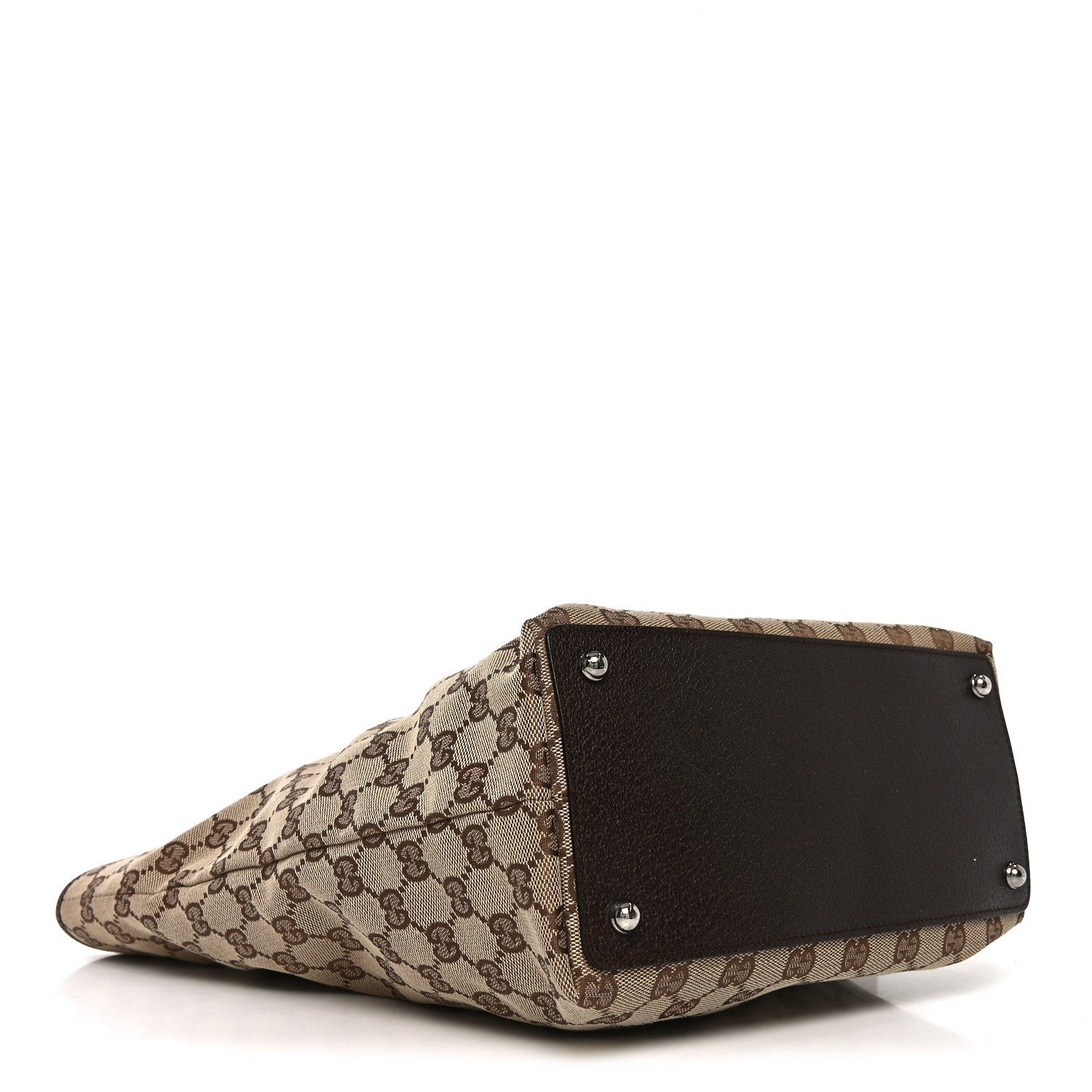 Gucci Monogram Large Eclipse Tote Brown