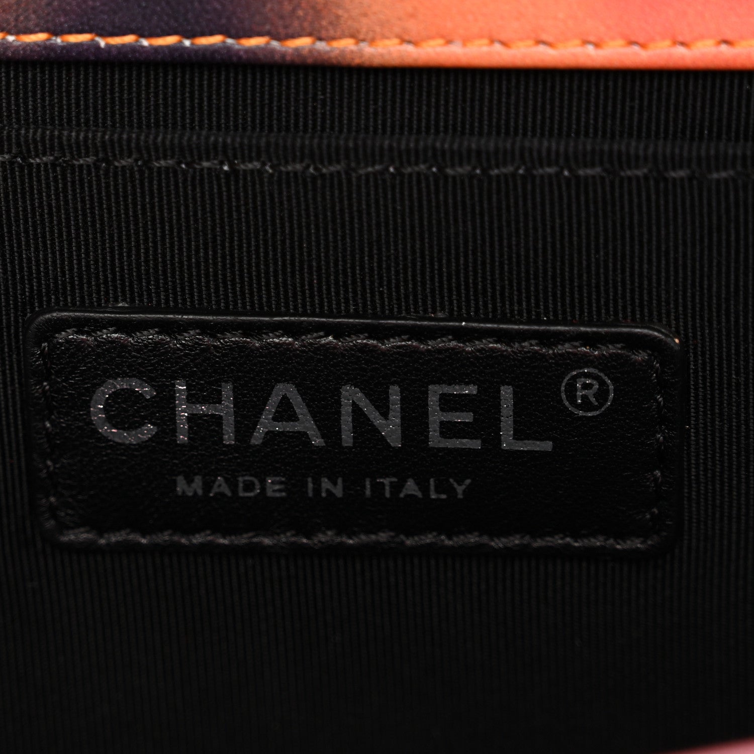 Chanel Printed Lambskin Quilted Medium Flower Power Boy Flap