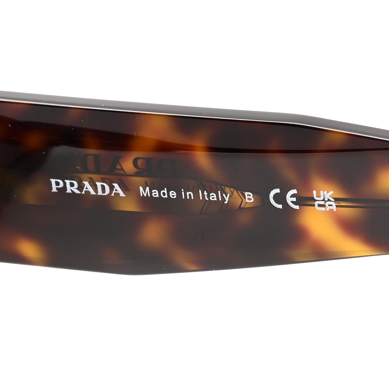 Prada Acetate Symbole Sunglasses SPR 06Y Tortoise