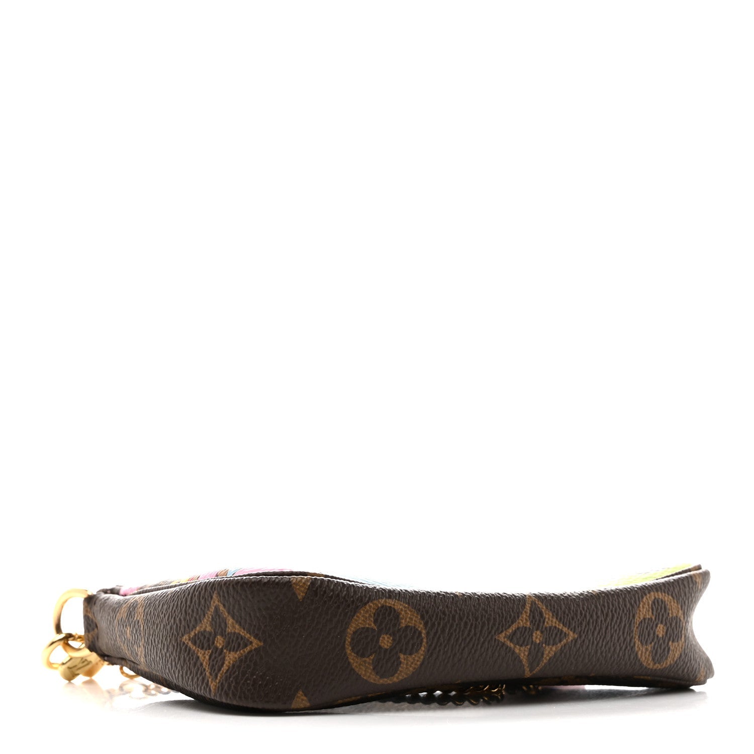 Louis Vuitton Monogram 2021 Christmas Animation Japanese Garden Mini Pochette Accessories Wisteria Pink