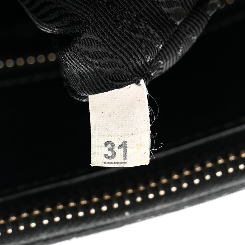 Prada Saffiano Medium Galleria Double Zip Tote Black