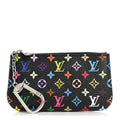 Louis Vuitton LV X TM Monogram Multicolor Key Pouch Black
