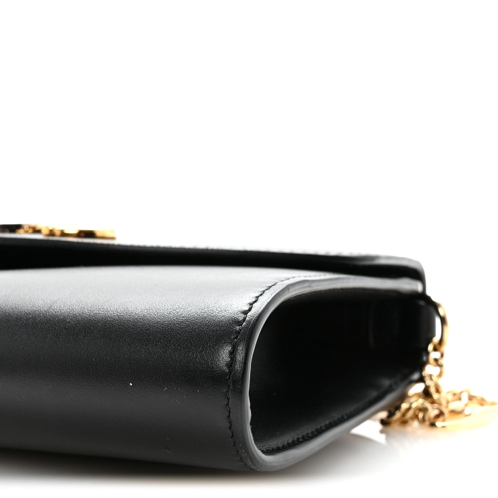 Gucci Smooth Calfskin Small Zumi Top Handle Shoulder Bag Black