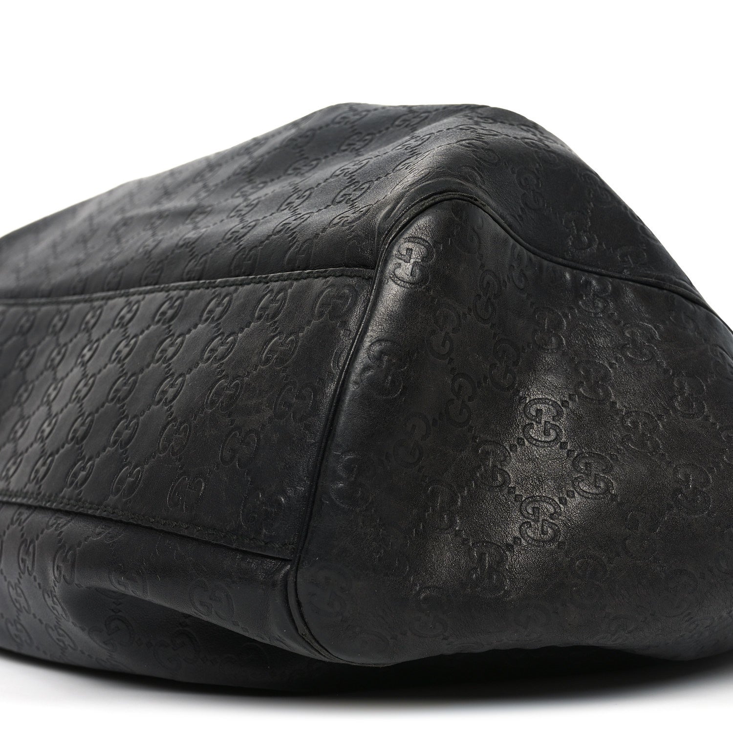 Gucci Guccissima Medium Sukey Tote Black