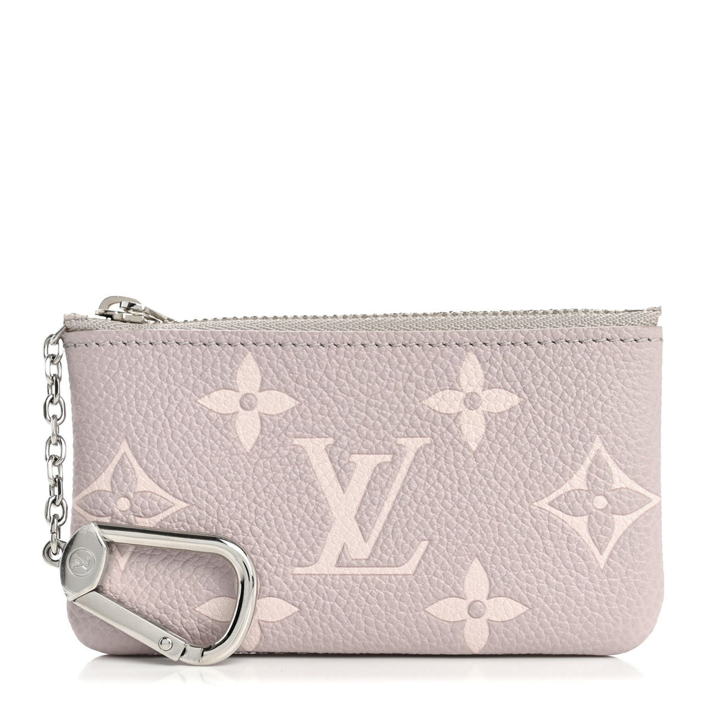 Louis Vuitton Empreinte Monogram Giant Key Pouch Brume Gray White Quartz
