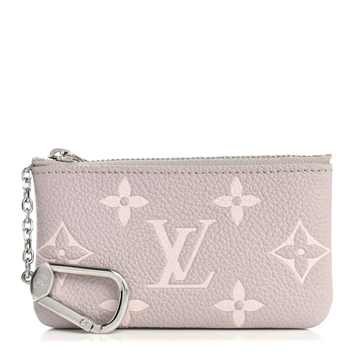 Louis Vuitton Empreinte Monogram Giant Key Pouch Brume Gray White Quartz