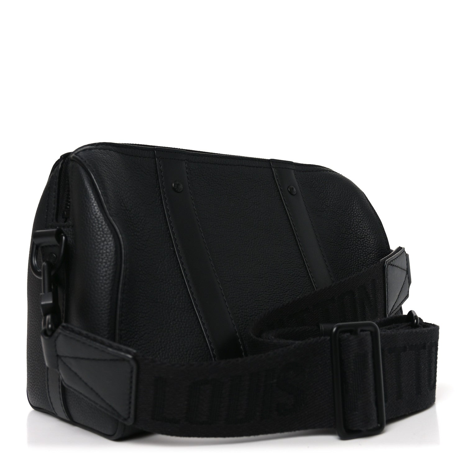 Louis Vuitton Grained Calfskin Aerogram City Keepall Black