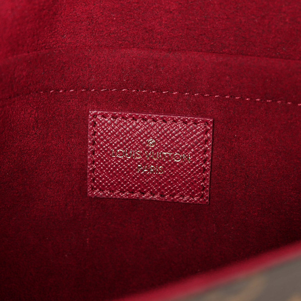 Louis Vuitton Monogram Pochette Felicie Chain Wallet Fuchsia