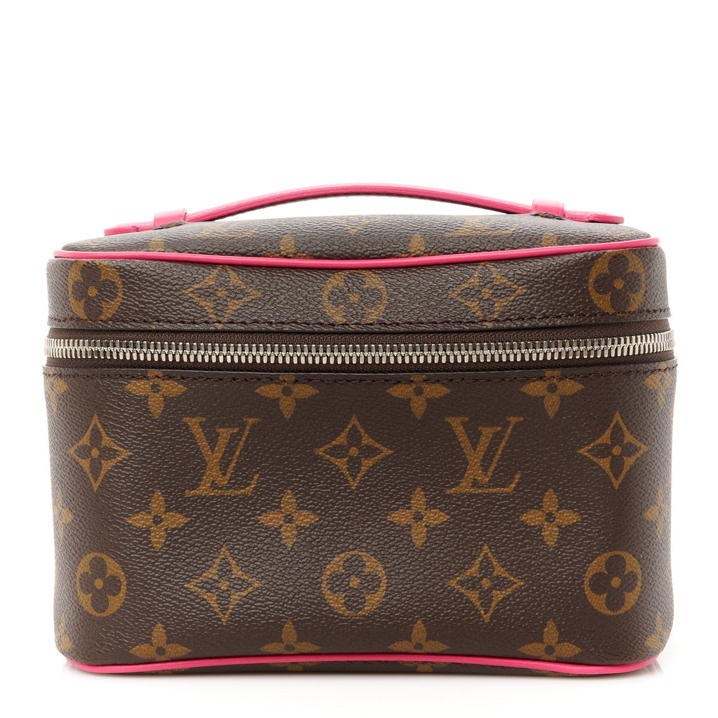 Louis Vuitton Monogram Macassar Nice Mini Pondichery Pink