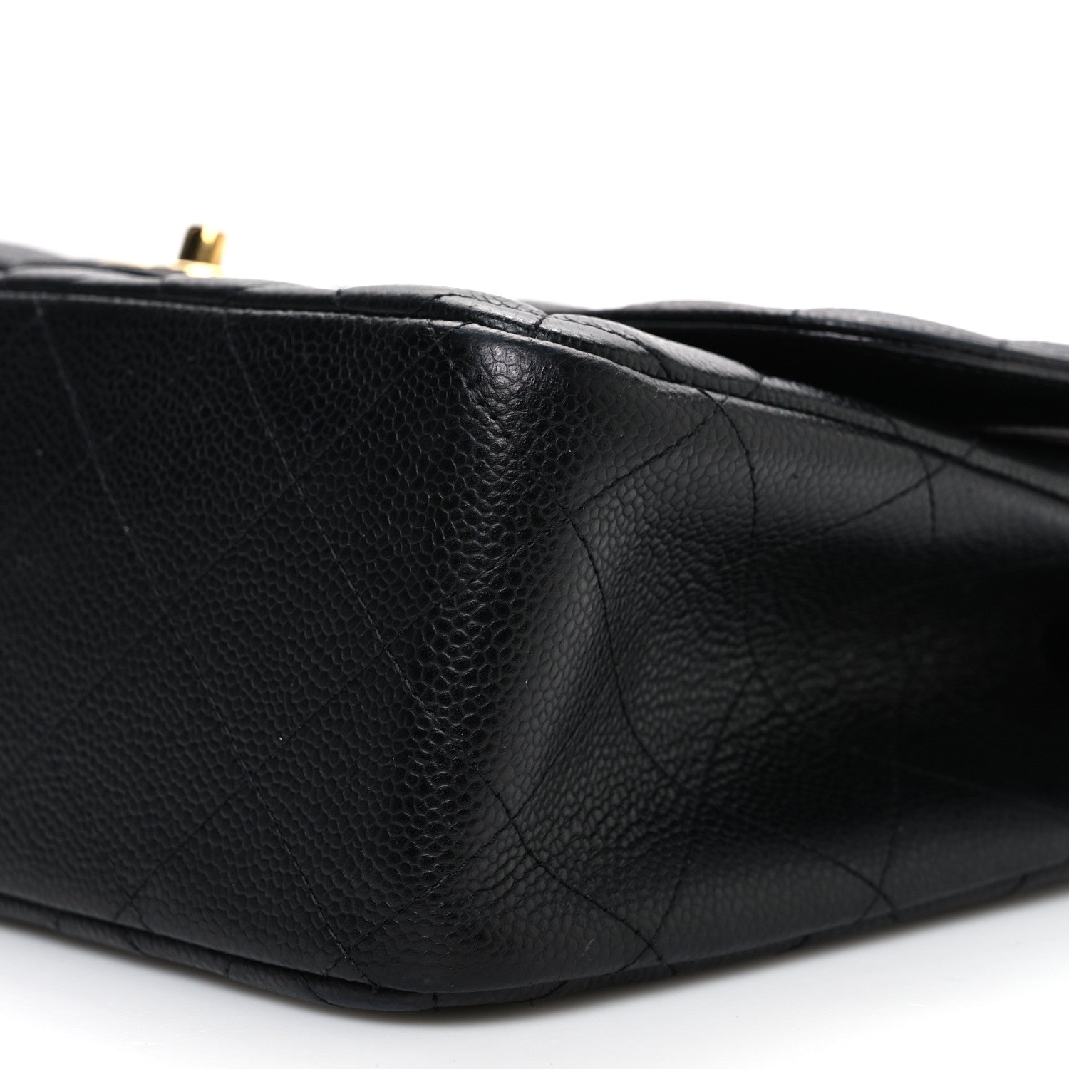Chanel Caviar Quilted Jumbo Double Flap Black