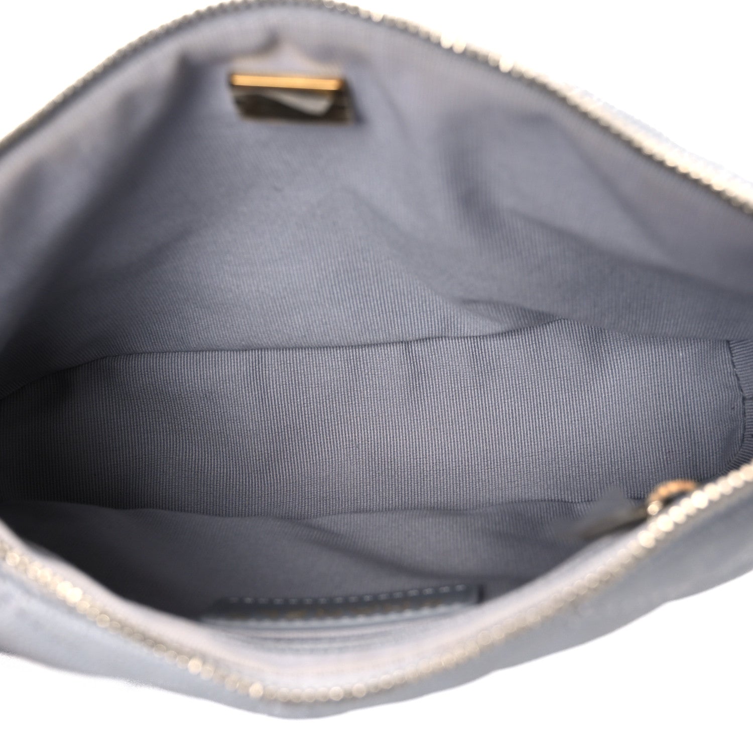 Chanel Caviar Quilted Daylight Hobo Grey