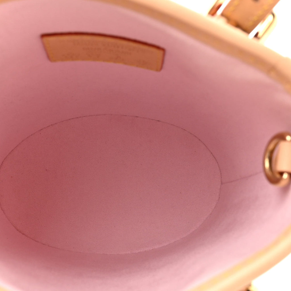 Louis Vuitton LV X TM Monogram Cherry Blossom Nano Bucket Sakura Brown