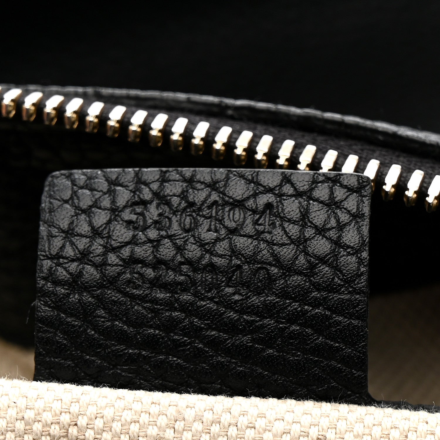 Gucci Pebbled Calfskin Large Soho Hobo Black