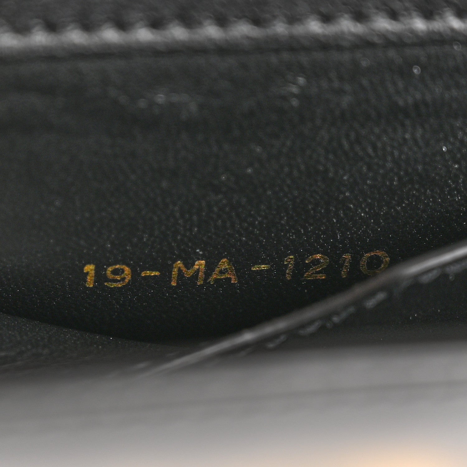 Christian Dior Smooth Calfskin Micro 30 Montaigne Flap Bag Black