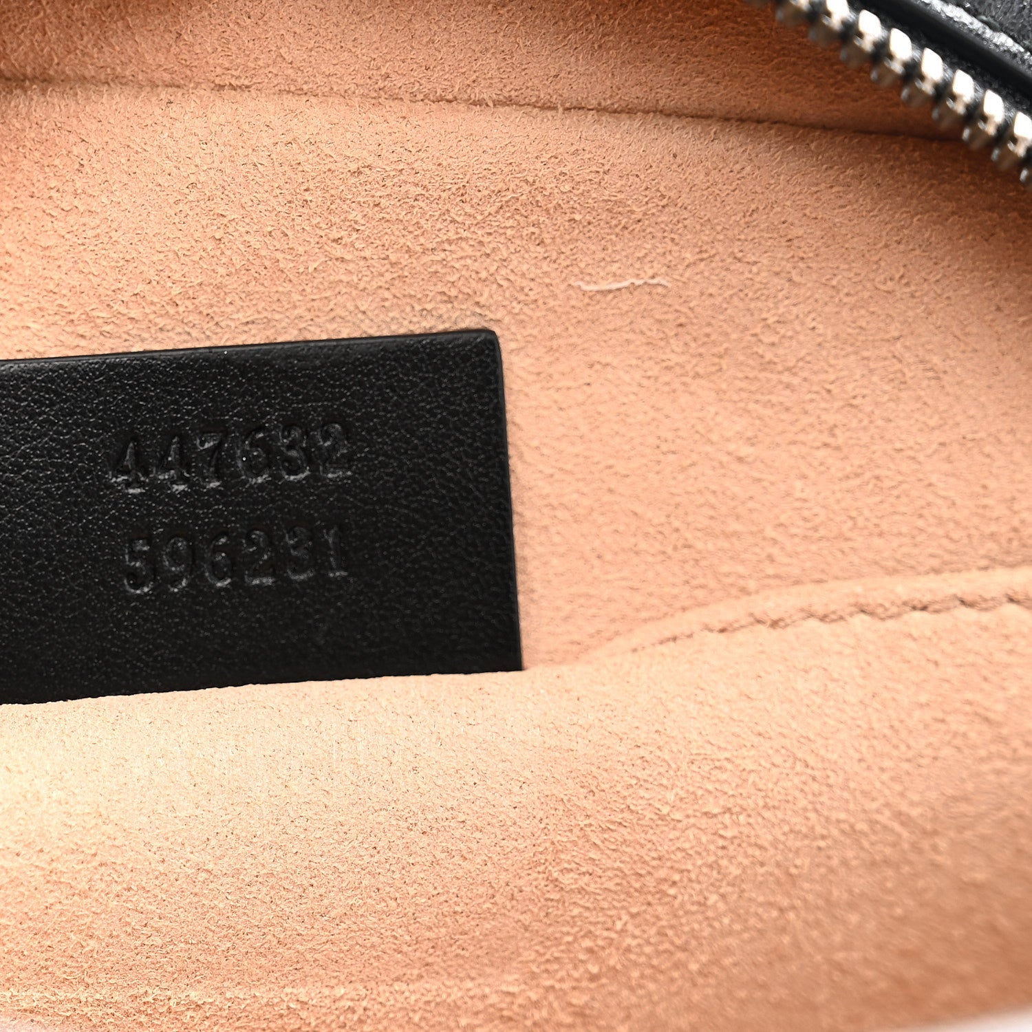 Gucci Calfskin Matelasse Small GG Marmont Chain Shoulder Bag Black