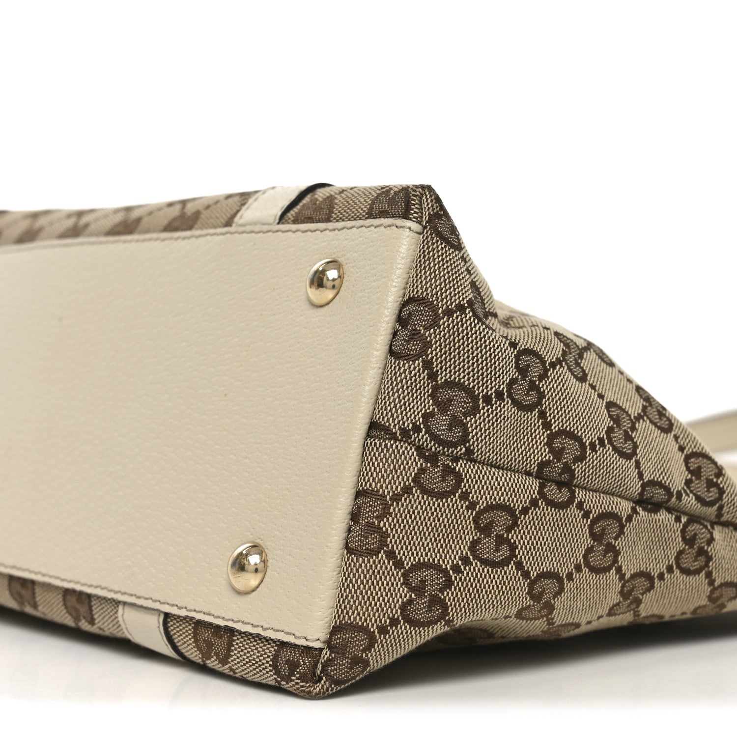 Gucci Monogram Medium Abbey Tote Off White