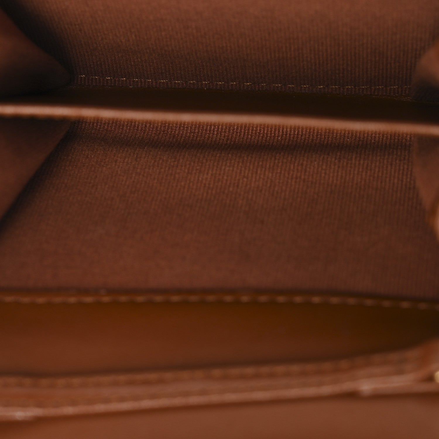 Chanel Lambskin Quilted Studded CC Clutch With Chain Brown