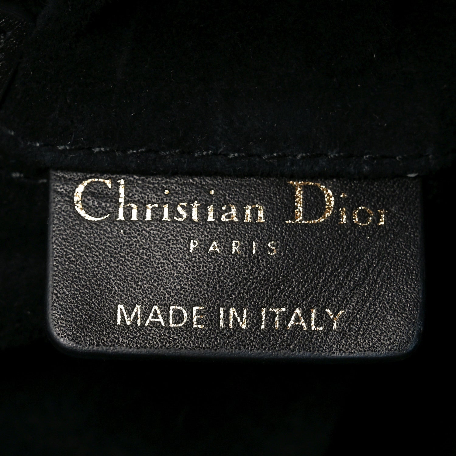 Christian Dior Calfskin Macrocannage Small Toujours Black