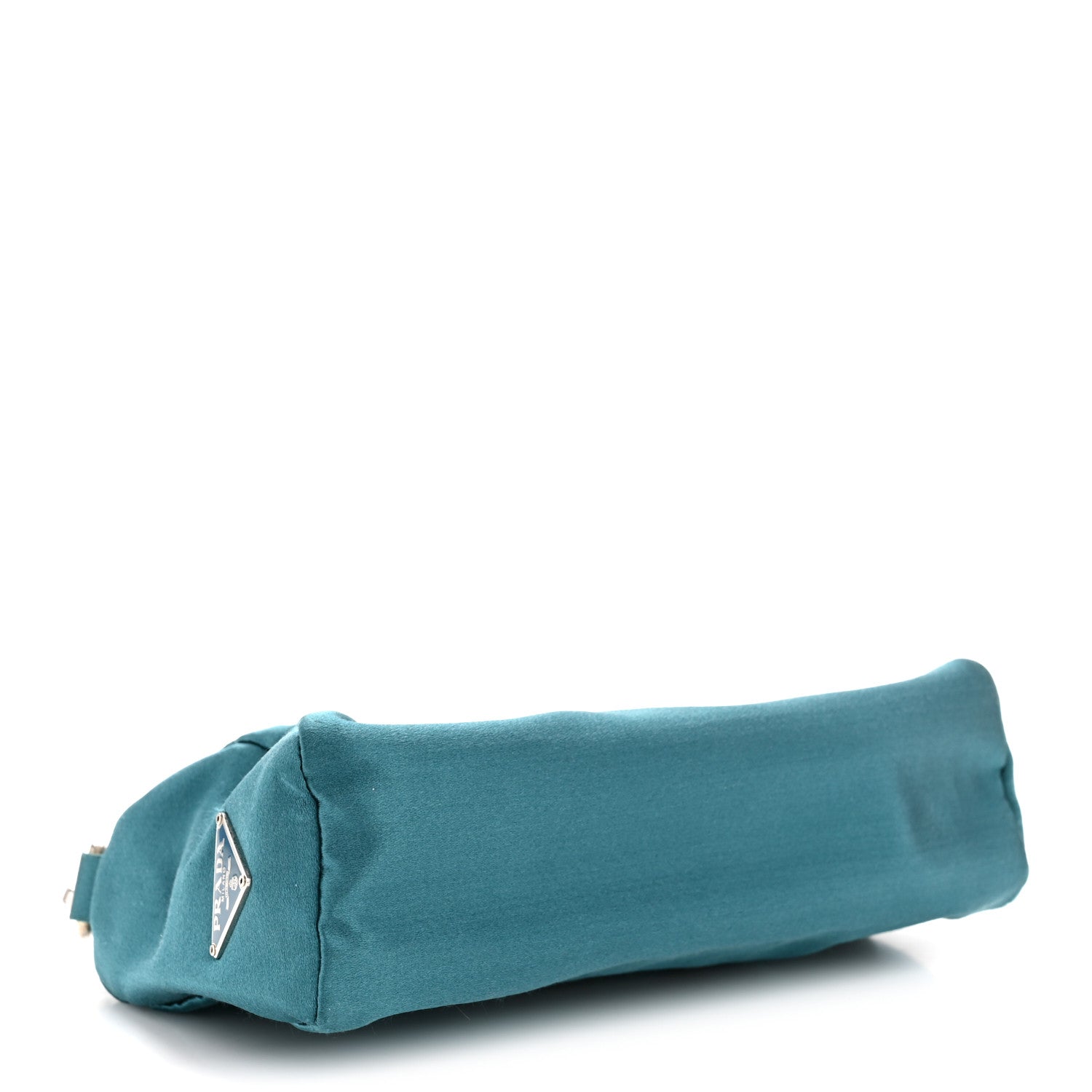 Prada Satin Soft Evening Bag Turchese